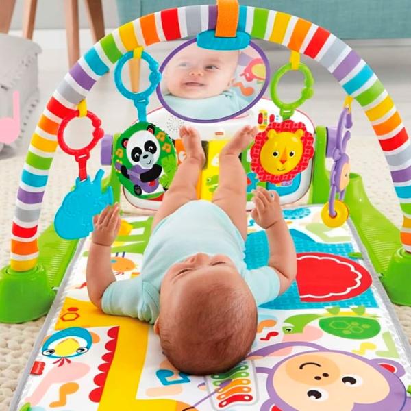 Covoraş pentru joc Fisher Price Mattel (HRB13) 0+/ Transformer/ Green photo 6