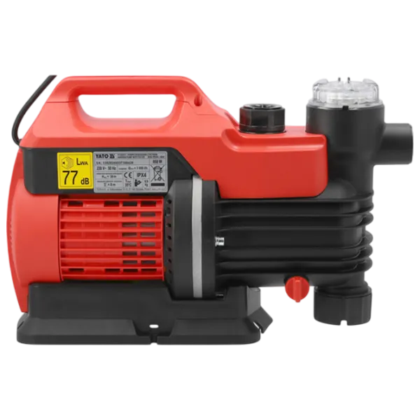 Pompă de suprăfață Yato YT85371 850 W 3600 l/h photo 3 Pompă de suprăfață Yato YT85371 850 W 3600 l/h photo 3