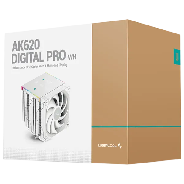 Cooler Deepcool AK620 DIGITAL PRO Hidrodinamic / 1700 rpm photo 10