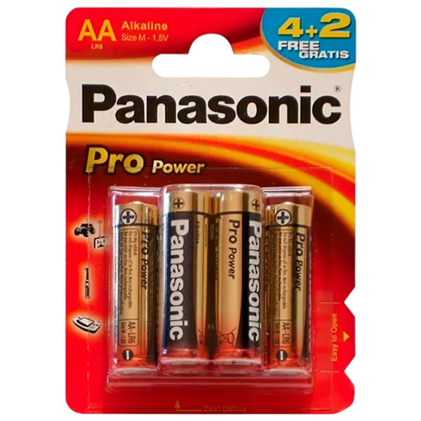 Батарейка Panasonic PRO Power LR6 1.5 В / 6 шт. photo 1