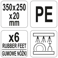 Tocător Yato YG-02160 Polietilenă photo 3