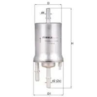 Filtru combustibil Mahle KL 572 7.9 mm photo 4