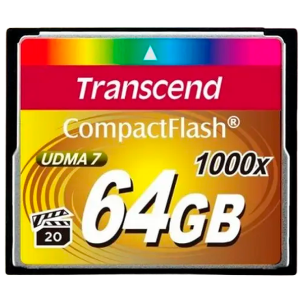 Карта памяти Transcend UDMA 7 64 ГБ CompactFlash / 1000X photo 1