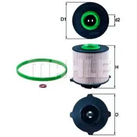 Filtru combustibil Mahle KX 265D 26 mm photo 5