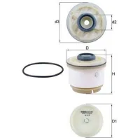 Filtru combustibil Mahle KX 268D 39 mm photo 4