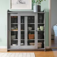 Dulap de bucătărie Ikea Hauga Gray / Sticlă photo 2