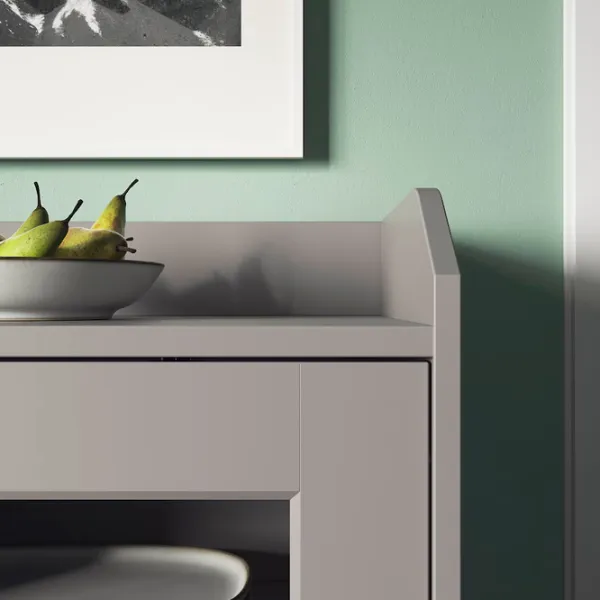 Kухонный шкаф Ikea Hauga Серый / Стекло photo 4