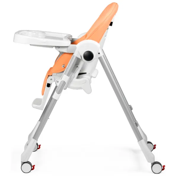 Стульчик для кормления Peg Perego Prima Pappa Follow Me Wonder () / 6 месяцев / Персиковый  photo 10
