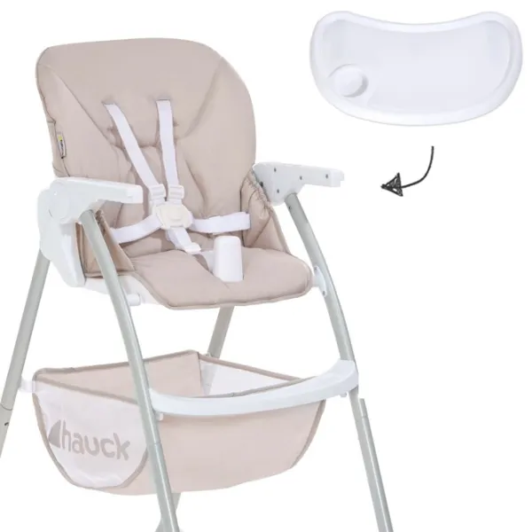 Scaun de masă Hauck Sit N Fold (4007923641088) / 6 luni / Beige  photo 2