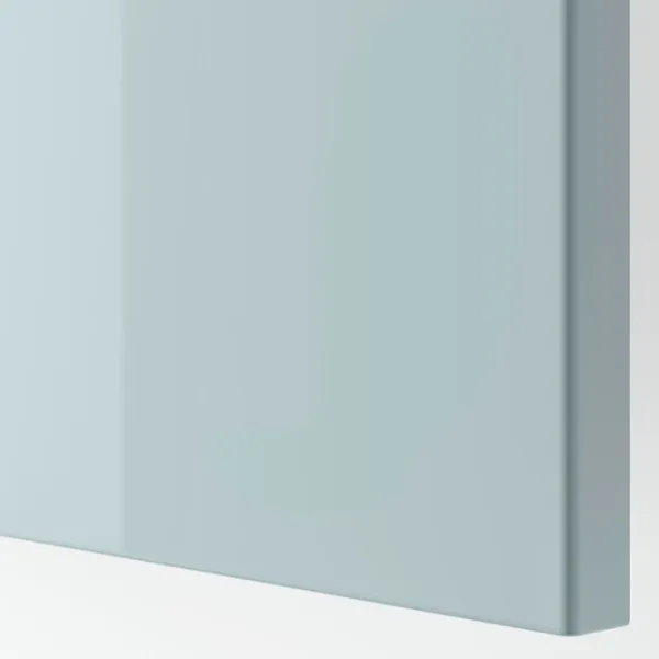 Kухонный шкаф Ikea Besta Синий / Стекло photo 2 Kухонный шкаф Ikea Besta Синий / Стекло photo 2