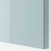 Kухонный шкаф Ikea Besta Синий / Стекло photo 2