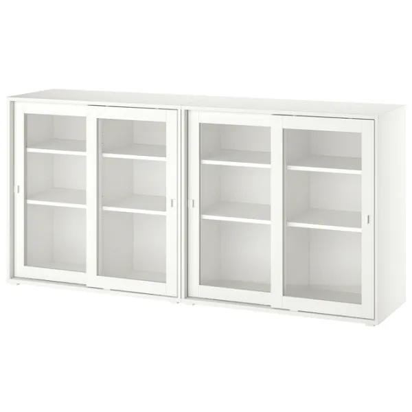 Kухонный шкаф Ikea Vihals White / Стекло photo 1 Kухонный шкаф Ikea Vihals White / Стекло photo 1
