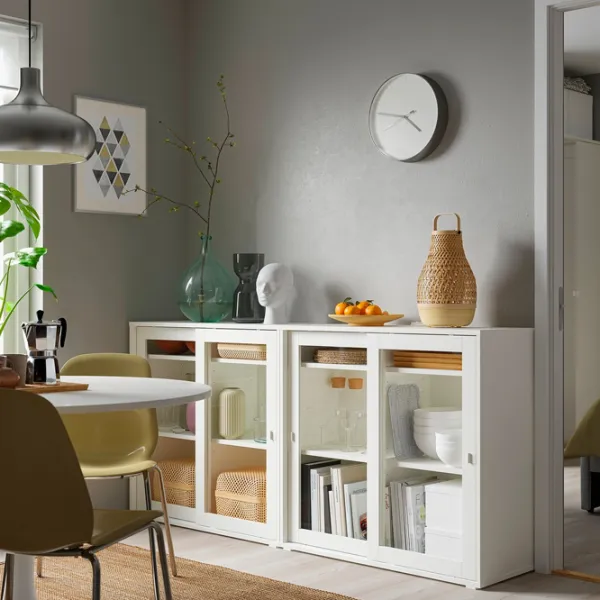 Kухонный шкаф Ikea Vihals White / Стекло photo 5 Kухонный шкаф Ikea Vihals White / Стекло photo 5