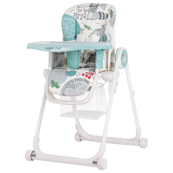 Стульчик для кормления Chipolino Master Chef (STHMC02405PG) / 6 месяцев / Pastel green  photo 1 Стульчик для кормления Chipolino Master Chef (STHMC02405PG) / 6 месяцев / Pastel green  photo 1