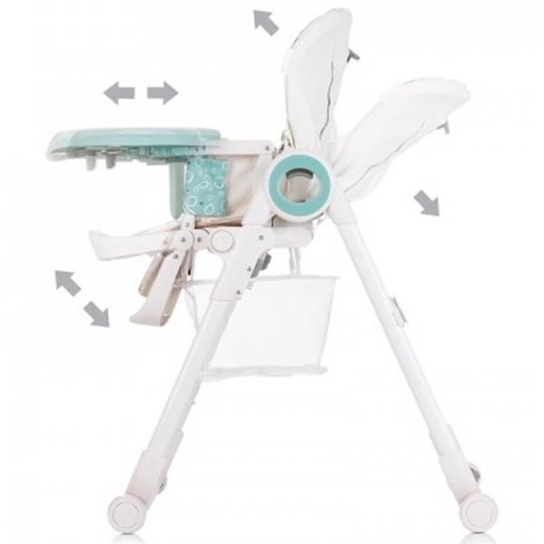 Стульчик для кормления Chipolino Master Chef (STHMC02405PG) / 6 месяцев / Pastel green  photo 2 Стульчик для кормления Chipolino Master Chef (STHMC02405PG) / 6 месяцев / Pastel green  photo 2