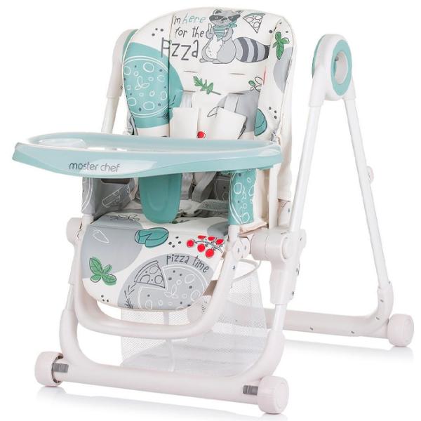 Стульчик для кормления Chipolino Master Chef (STHMC02405PG) / 6 месяцев / Pastel green  photo 4 Стульчик для кормления Chipolino Master Chef (STHMC02405PG) / 6 месяцев / Pastel green  photo 4