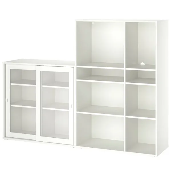Dulap de bucătărie Ikea Vihals White / Sticlă photo 1 Dulap de bucătărie Ikea Vihals White / Sticlă photo 1