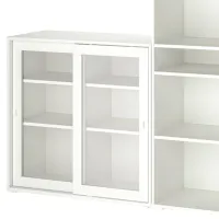 Kухонный шкаф Ikea Vihals White / Стекло photo 2