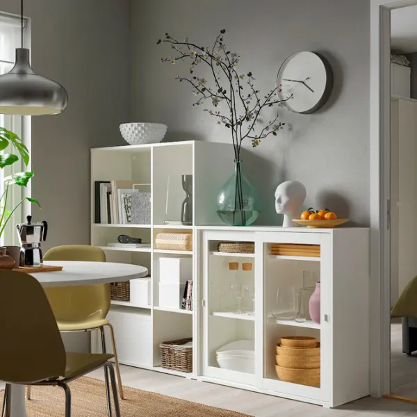Dulap de bucătărie Ikea Vihals White / Sticlă photo 3 Dulap de bucătărie Ikea Vihals White / Sticlă photo 3