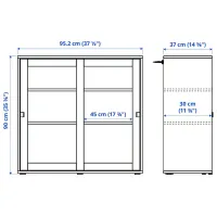 Kухонный шкаф Ikea Vihals White / Стекло photo 4