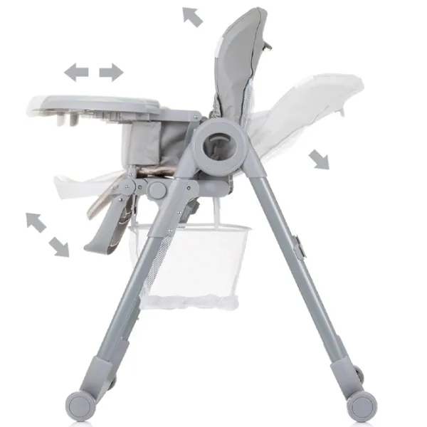 Scaun de masă Chipolino Master Chef (STHMC02401GY) / 6 luni / Gray  photo 6