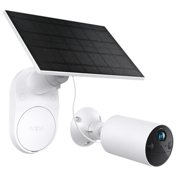 Set camera de supraveghere TP-Link TAPO C410 Kit + Panel Solar Fără fir/ White photo 2