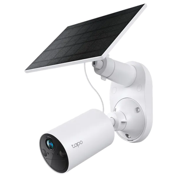 Set camera de supraveghere TP-Link TAPO C410 Kit + Panel Solar Fără fir/ White photo 3