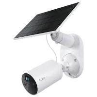 Set camera de supraveghere TP-Link TAPO C410 Kit + Panel Solar Fără fir/ White photo 3