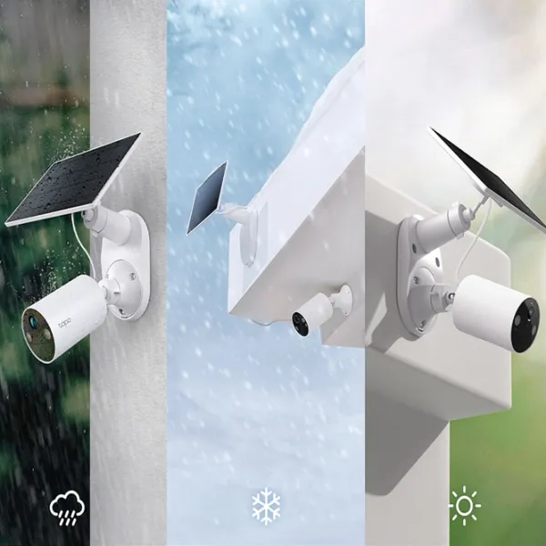 Set camera de supraveghere TP-Link TAPO C410 Kit + Panel Solar Fără fir/ White photo 9