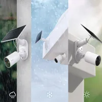 Set camera de supraveghere TP-Link TAPO C410 Kit + Panel Solar Fără fir/ White photo 9