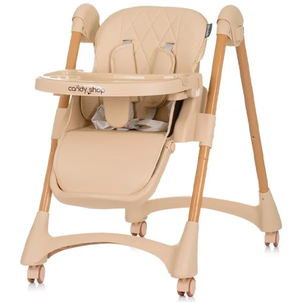 Scaun de masă Chipolino Candy Shop (STHCS02402MA) / 6 luni / Beige  photo 7