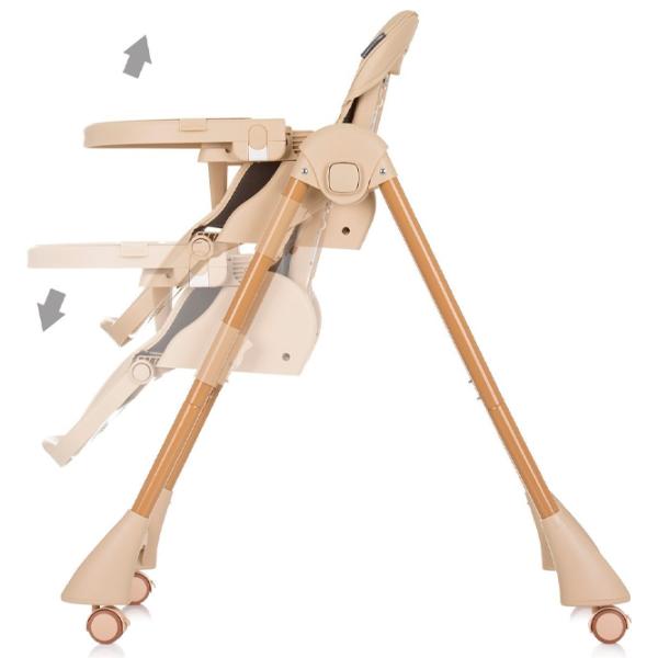 Scaun de masă Chipolino Candy Shop (STHCS02402MA) / 6 luni / Beige  photo 9