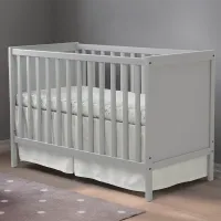 Детская кровать Ikea Sundvik 0 месяцев - 3 года / Серый photo 2