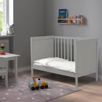 Детская кровать Ikea Sundvik 0 месяцев - 3 года / Серый photo 4