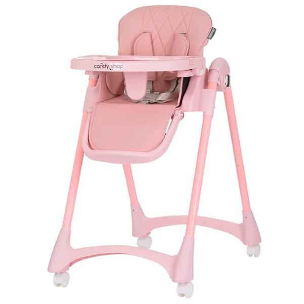 Стульчик для кормления Chipolino Candy Shop (STHCS02403FL) / 6 месяцев / Розовый  photo 1 Стульчик для кормления Chipolino Candy Shop (STHCS02403FL) / 6 месяцев / Розовый  photo 1