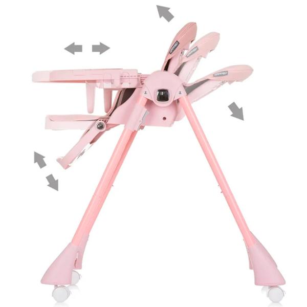 Стульчик для кормления Chipolino Candy Shop (STHCS02403FL) / 6 месяцев / Розовый  photo 6 Стульчик для кормления Chipolino Candy Shop (STHCS02403FL) / 6 месяцев / Розовый  photo 6