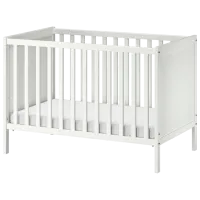 Детская кровать Ikea Sundvik 0 месяцев - 3 года / Белый