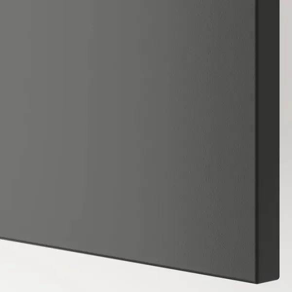Kухонный шкаф Ikea Besta/Lappviken/Sindvik Тёмно-серый / Стекло photo 5 Kухонный шкаф Ikea Besta/Lappviken/Sindvik Тёмно-серый / Стекло photo 5