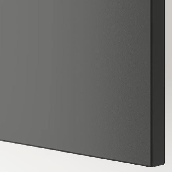 Kухонный шкаф Ikea Besta/Lappviken/Sindvik Тёмно-серый / Стекло photo 5 Kухонный шкаф Ikea Besta/Lappviken/Sindvik Тёмно-серый / Стекло photo 5