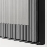 Dulap de bucătărie Ikea Besta Black / Sticlă photo 4