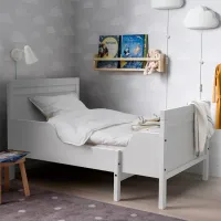 Кровать Ikea Sundvik 80 x 200 cm / Массив / Серый photo 3