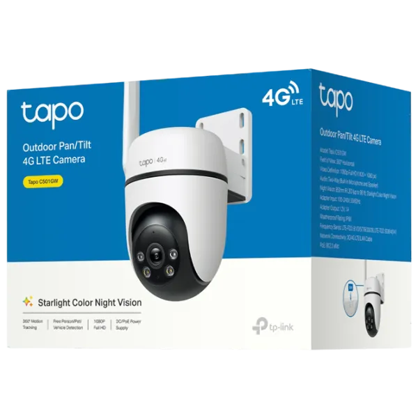 Cameră de supraveghere TP-Link Tapo C501GW Cu fir/ White photo 4 Cameră de supraveghere TP-Link Tapo C501GW Cu fir/ White photo 4