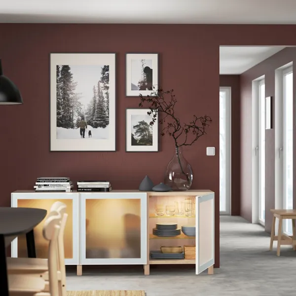 Kухонный шкаф Ikea Besta/Glassvik/Stubbarp Светло-зеленый / Стекло photo 4 Kухонный шкаф Ikea Besta/Glassvik/Stubbarp Светло-зеленый / Стекло photo 4