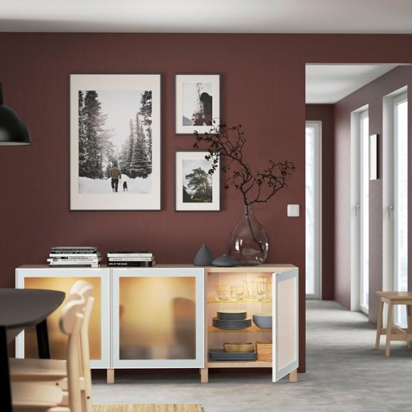 Kухонный шкаф Ikea Besta/Glassvik/Stubbarp Светло-зеленый / Стекло photo 4 Kухонный шкаф Ikea Besta/Glassvik/Stubbarp Светло-зеленый / Стекло photo 4