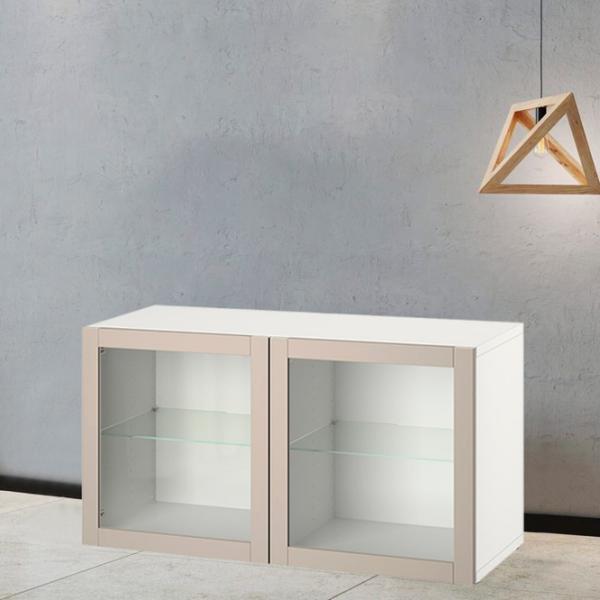 Kухонный шкаф Ikea Besta/Sindvik Бежевый / Стекло photo 2 Kухонный шкаф Ikea Besta/Sindvik Бежевый / Стекло photo 2