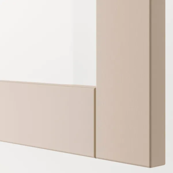 Kухонный шкаф Ikea Besta/Sindvik Бежевый / Стекло photo 5 Kухонный шкаф Ikea Besta/Sindvik Бежевый / Стекло photo 5