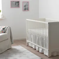 Детская кровать Ikea Smagora 0 месяцев - 3 года / Белый photo 3