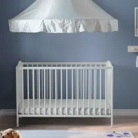 Детская кровать Ikea Smagora 0 месяцев - 3 года / Белый photo 5