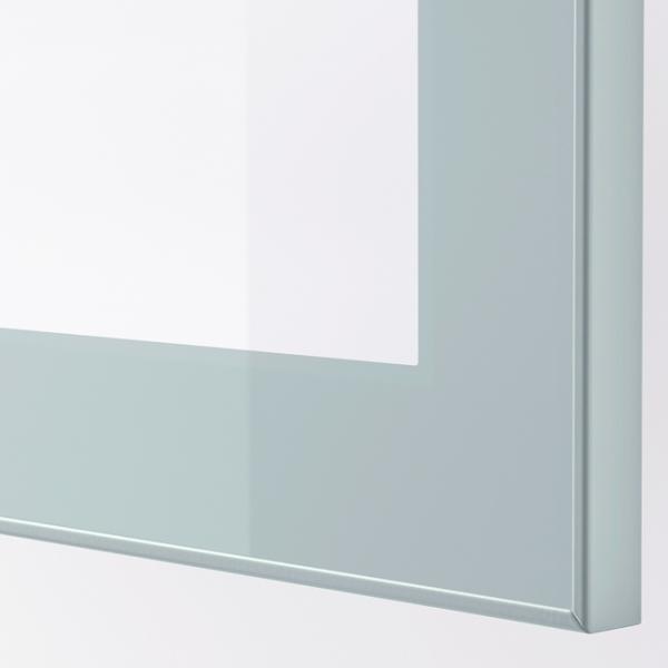 Kухонный шкаф Ikea Besta Синий / Стекло photo 3 Kухонный шкаф Ikea Besta Синий / Стекло photo 3
