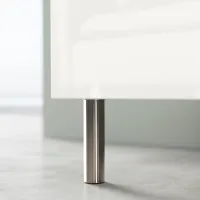 Kухонный шкаф Ikea Besta Синий / Стекло photo 6